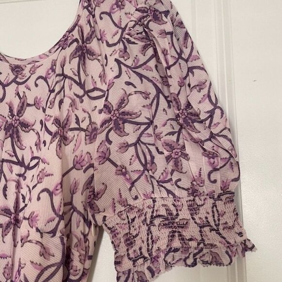 NWT SAYLOR Ryland Dress - Lilac & White Floral Maxi Dress - Size M - Picture 5 of 10